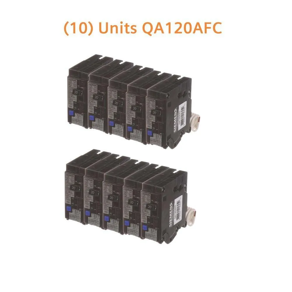 Siemens 20 Amp Single Pole Combination AFCI Circuit Breakers (10-Pack), photo 4 of 6