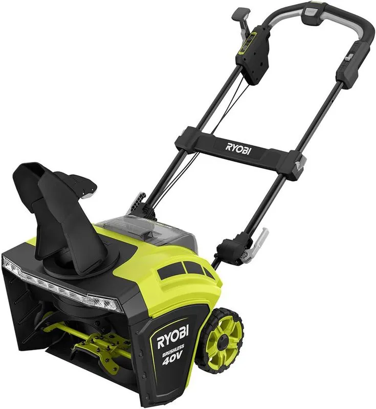 RYOBI 21 in. 40-Volt Brushless Cordless Electric Snow Blower with Two 5.0 Ah Batteries and Charger Included, photo 2 of 8