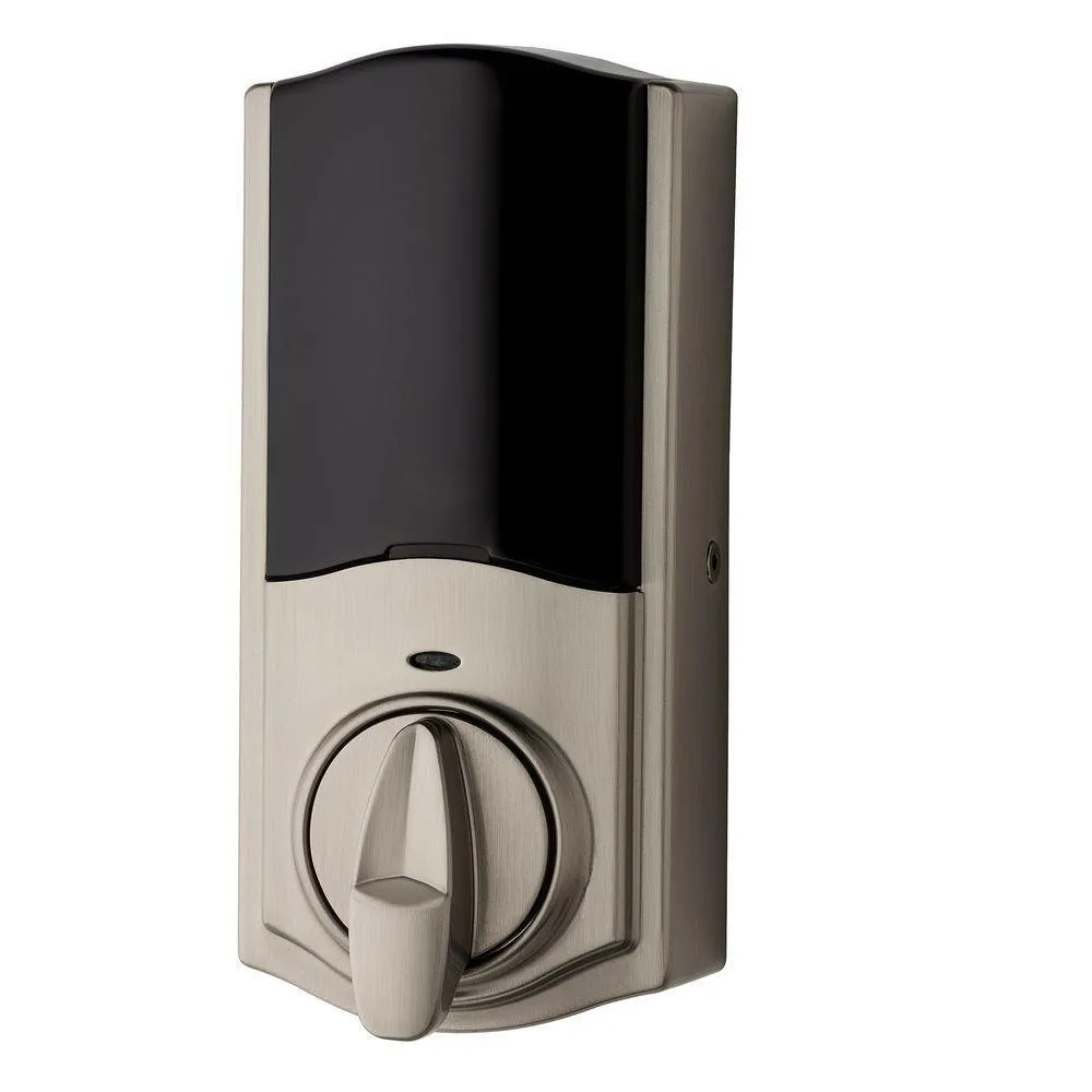 Kwikset Kevo 2nd Gen Satin Nickel Single Cylinder Touch-to-Open Bluetooth Smart Lock Deadbolt Works with Many Smart Devices, photo 4 of 10
