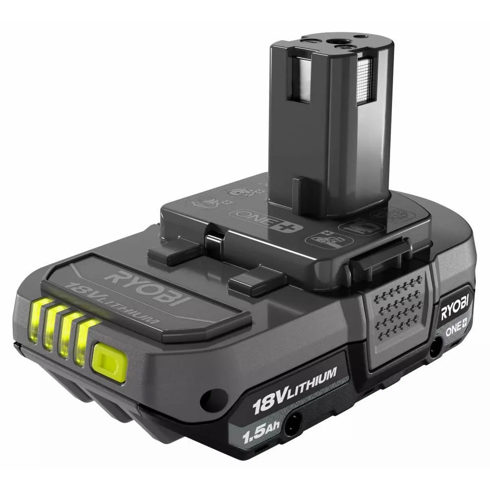 RYOBI ONE+ HP 18V Brushless Cordless Compact 1/4 in. Impact Driver and One-Handed Recip Saw Kit with (2) Batteries, Charger, photo 5 of 14