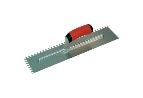 4-1/2 in. W Steel Notched Trowel