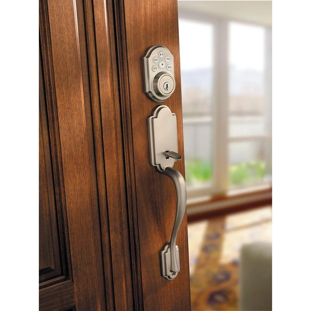 Kwikset SmartCode 909 Satin Nickel Single Cylinder Electronic Deadbolt Featuring SmartKey Security, photo 8 of 17