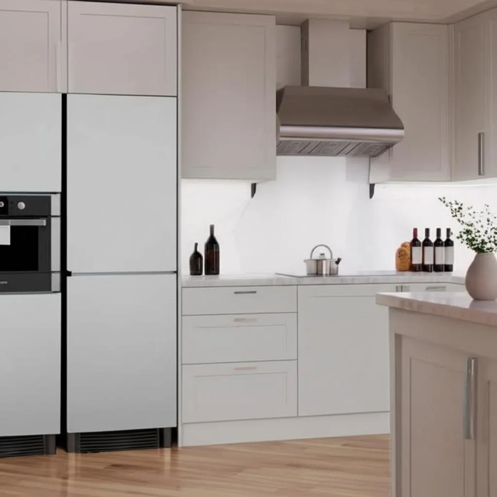 Hampton Bay Courtland Shaker Wall Kitchen Cabinet in Polar White, photo 2 of 2