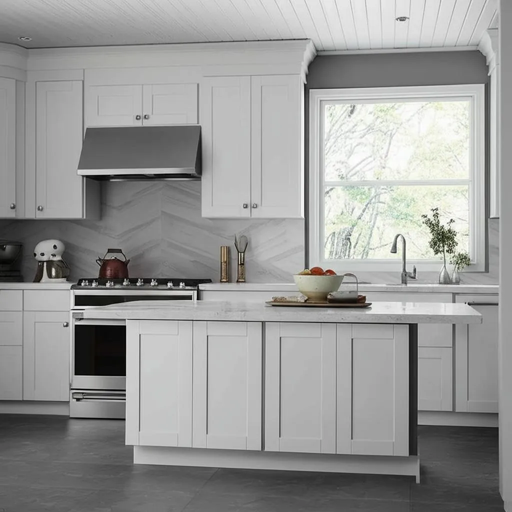 Hampton Bay Shaker Satin White Base Kitchen Cabinet, photo 2 of 2