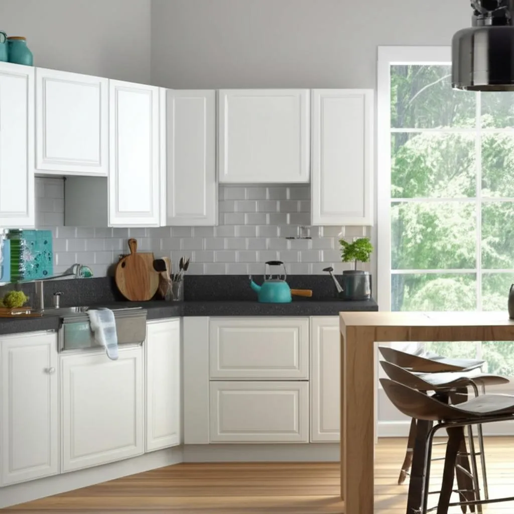 Hampton Bay 24x30x12 in. Diagonal Corner Wall Kitchen Cabinet in Satin White, photo 2 of 2