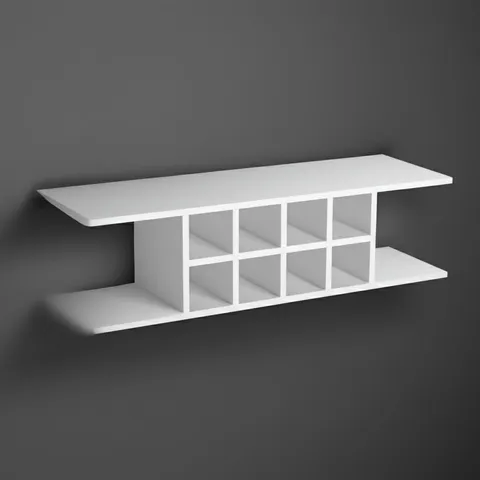 Shaker Ready-to-Assemble Wall Flex Shelf in Satin White