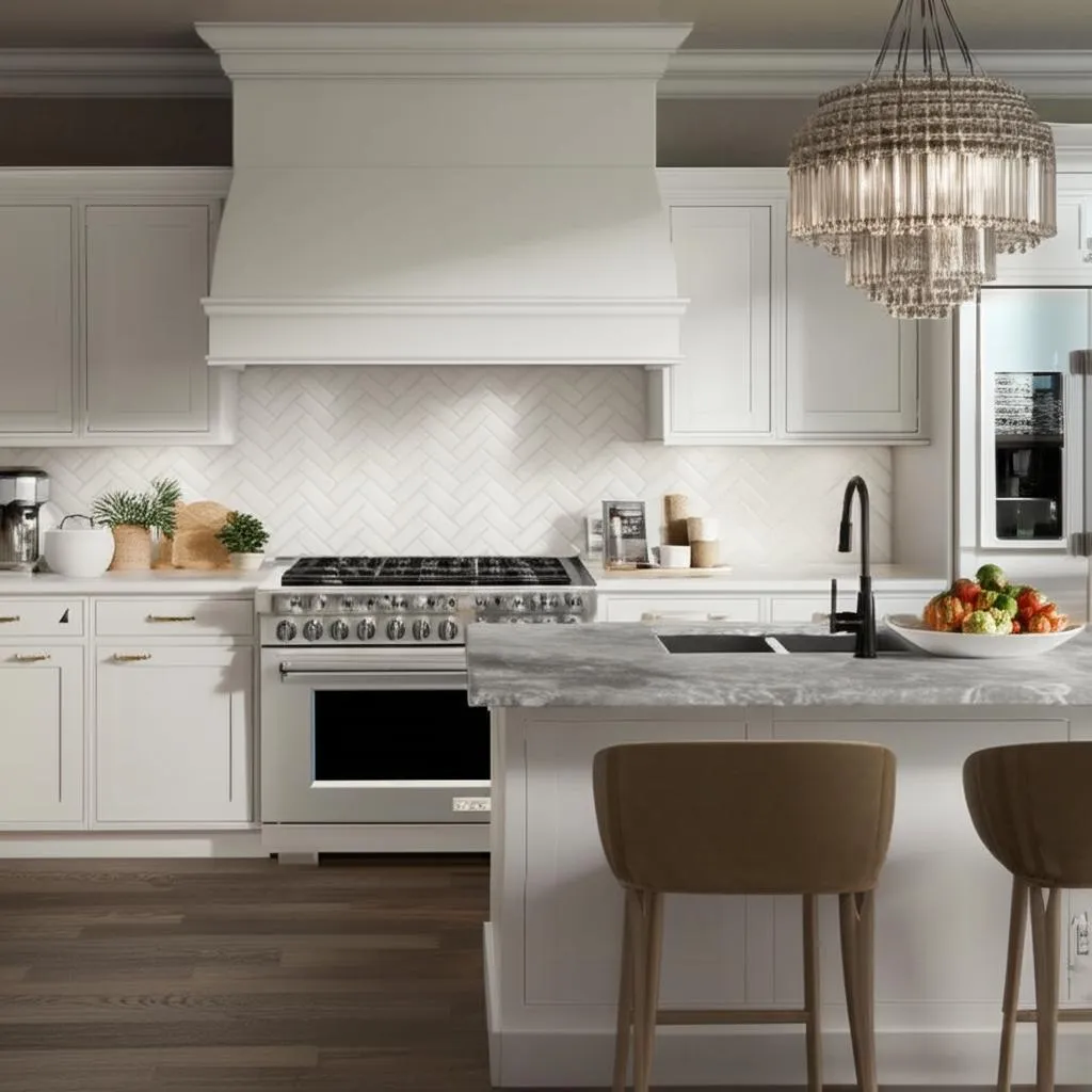 Hampton Bay Courtland Shaker Wall Kitchen Cabinet in Polar White, photo 2 of 2