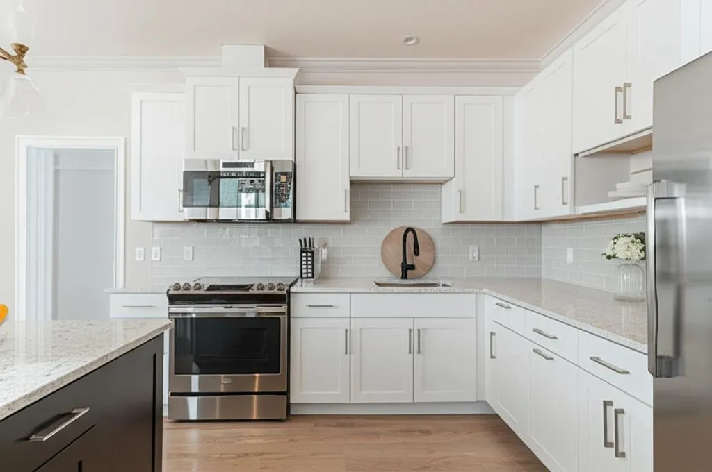 Hampton Bay Courtland Shaker Base Kitchen Cabinet in Polar White, photo 2 of 2