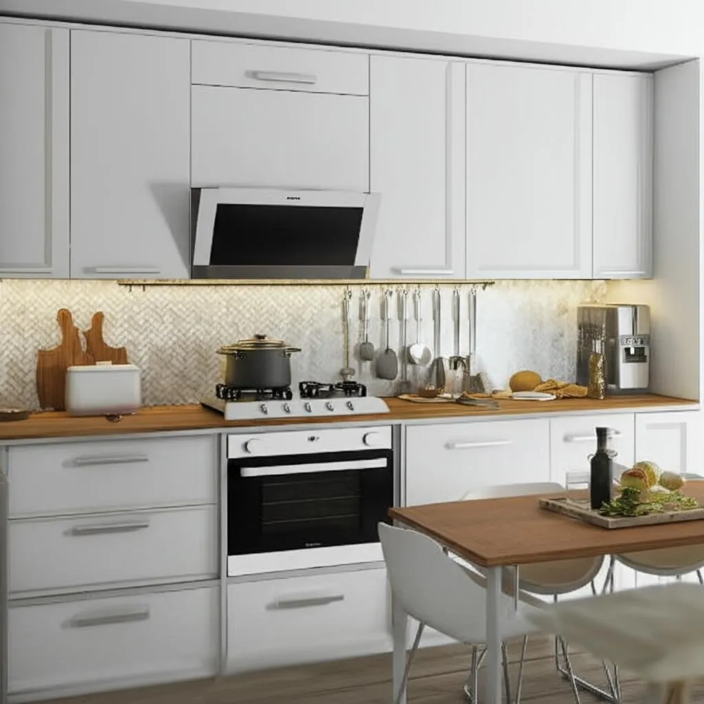 Hampton Bay Courtland Shaker Wall Kitchen Cabinet in Polar White, photo 2 of 2