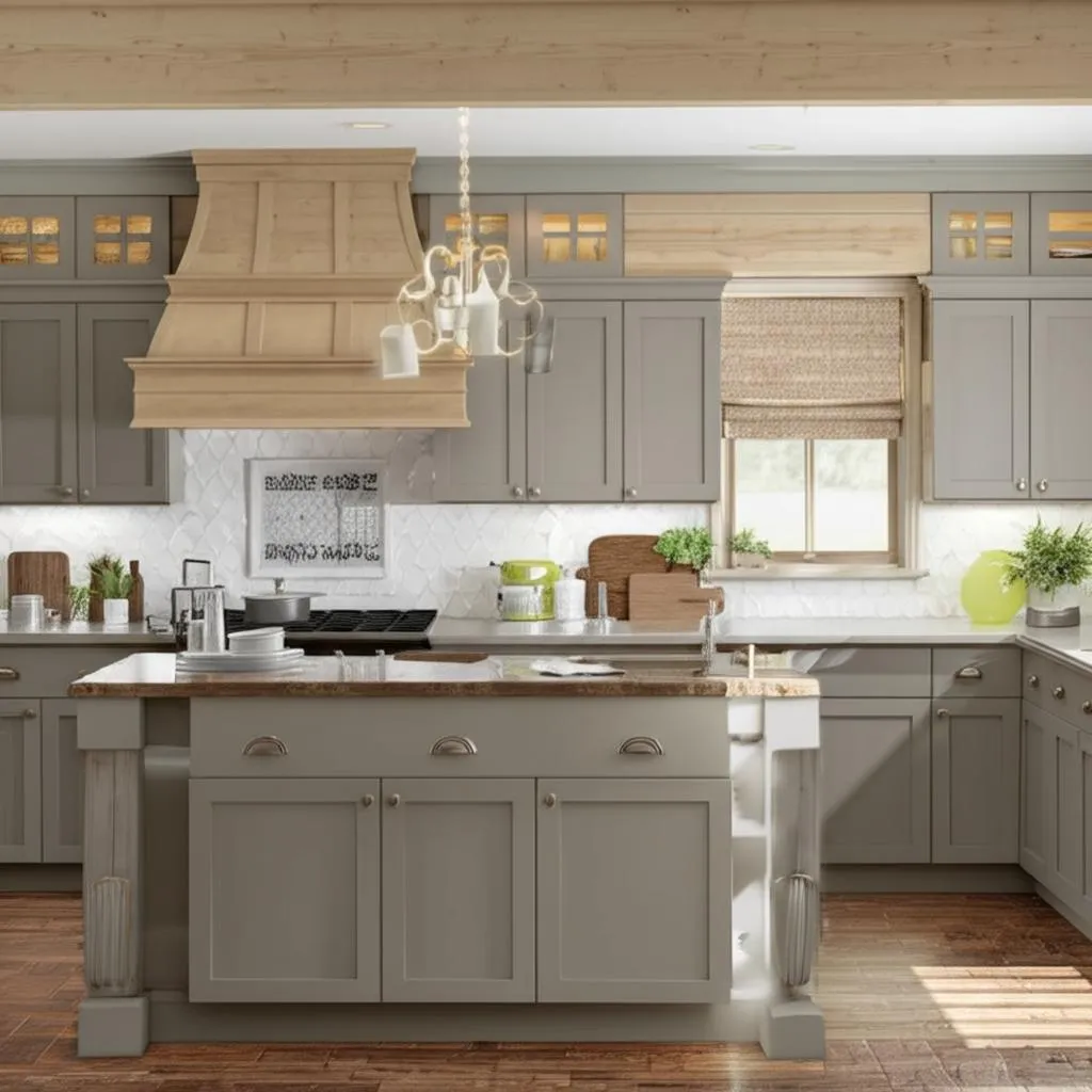 Hampton Bay Westfield Dusk Gray Shaker Base Kitchen Cabinet, photo 2 of 2
