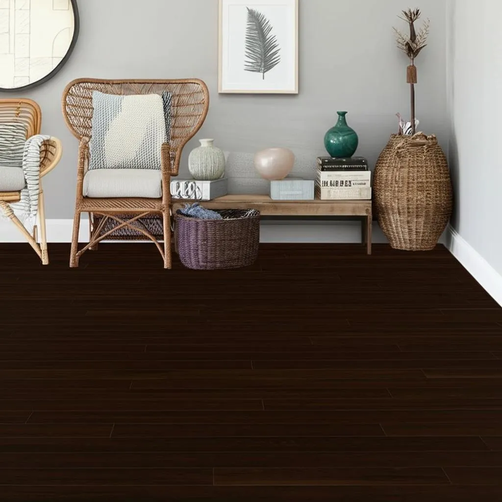 Home Decorators Collection Hand-Scraped Solid Bamboo Flooring - Almond Finish, photo 2 of 2