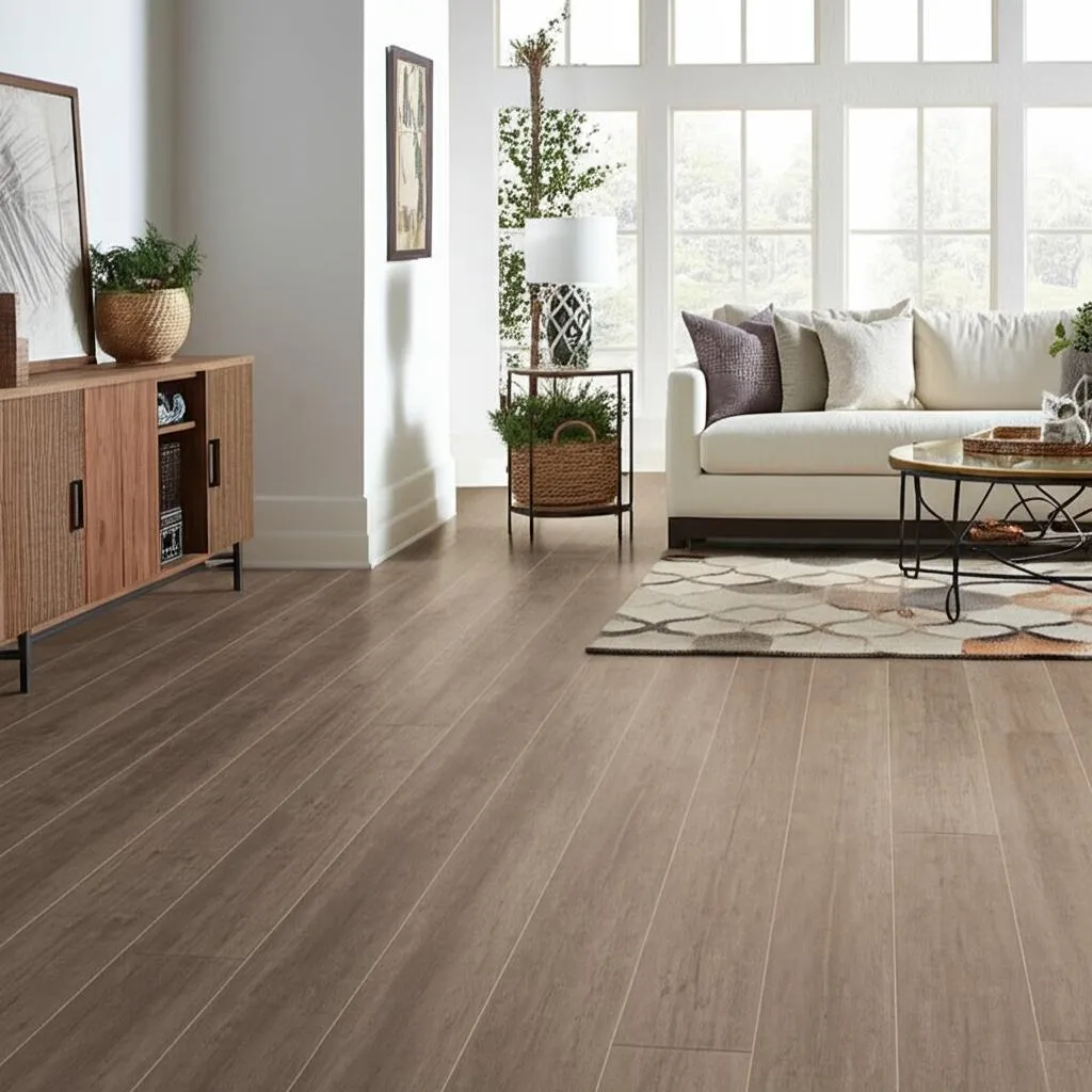 Home Decorators Collection Hand Scraped Strand Woven Sandbrook Bamboo Flooring, photo 2 of 2