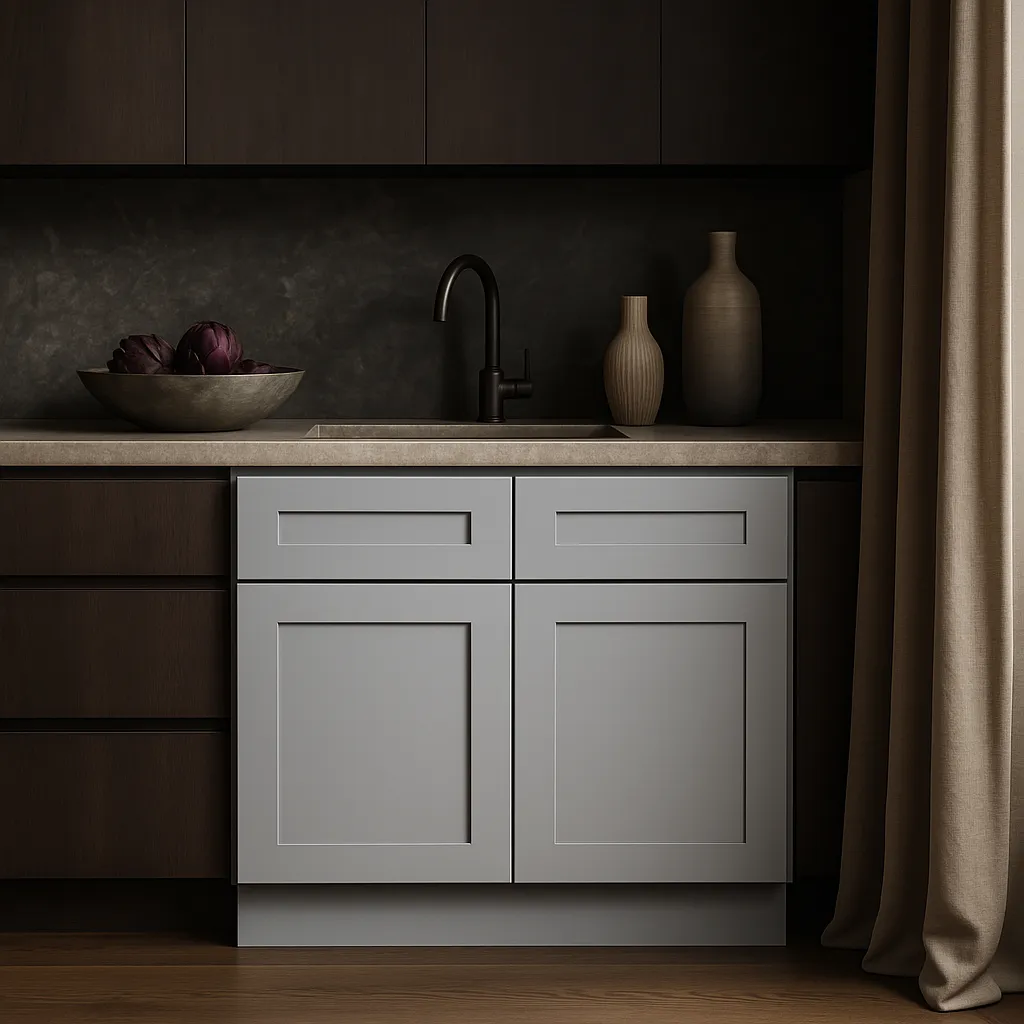 Home Decorators Collection Tremont Pearl Gray Base Kitchen Cabinet, photo 3 of 3