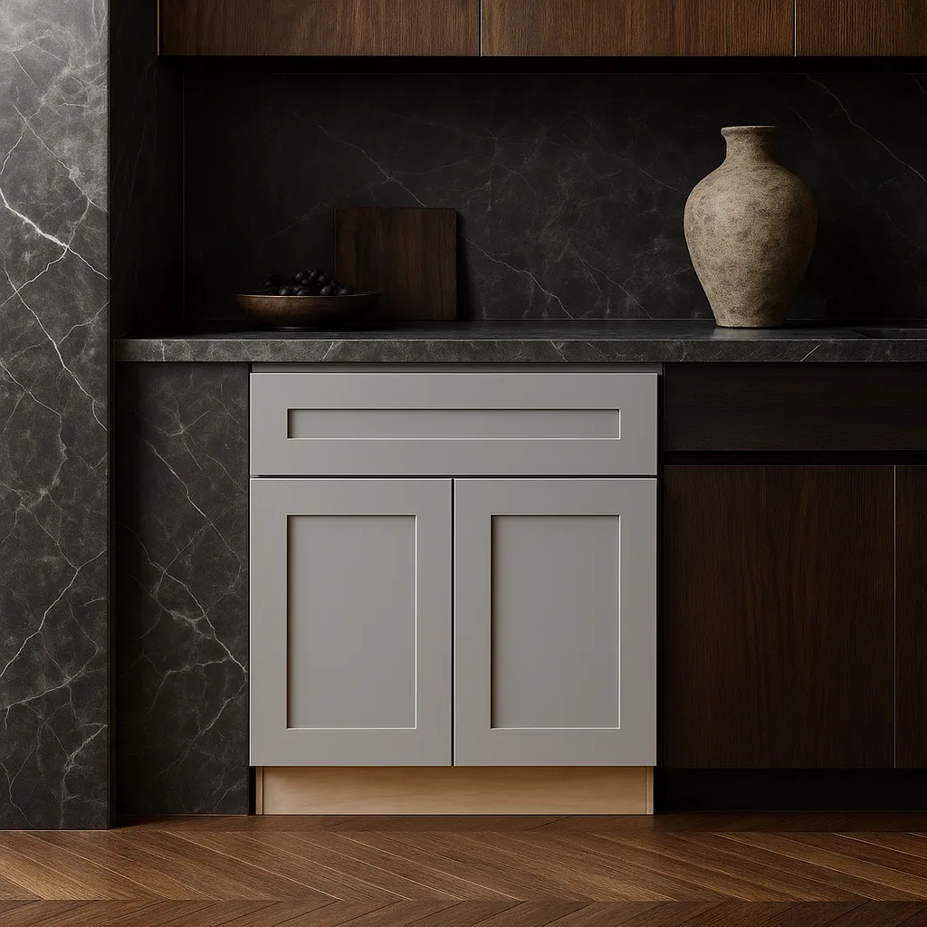 Home Decorators Collection Tremont Pearl Gray Shaker Base Kitchen Cabinet, photo 3 of 3