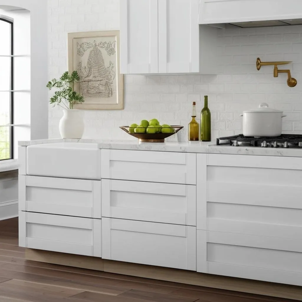 Home Decorators Collection Vesper White Shaker Base Kitchen Cabinet with Soft Close, photo 2 of 3