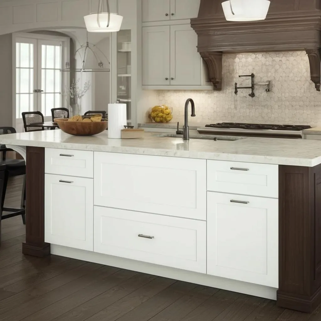 Home Decorators Collection Newport Pacific White Base Kitchen Cabinet, photo 2 of 3