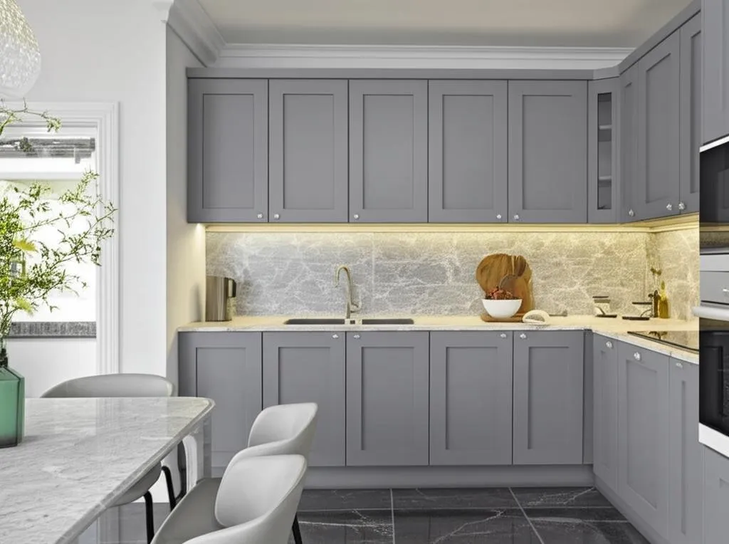 Home Decorators Collection Tremont Pearl Gray Shaker Wall Kitchen Cabinet, photo 2 of 3