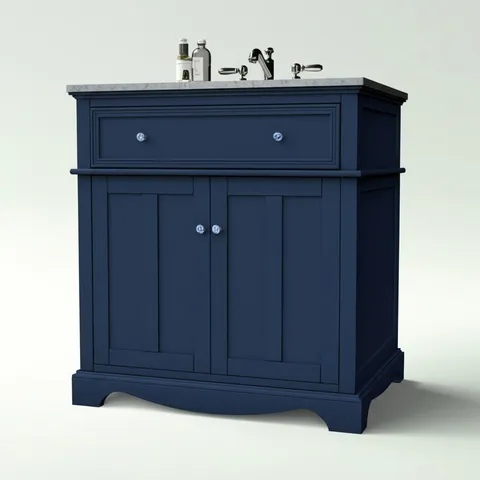 Fremont 32-inch Navy Blue Bath Vanity