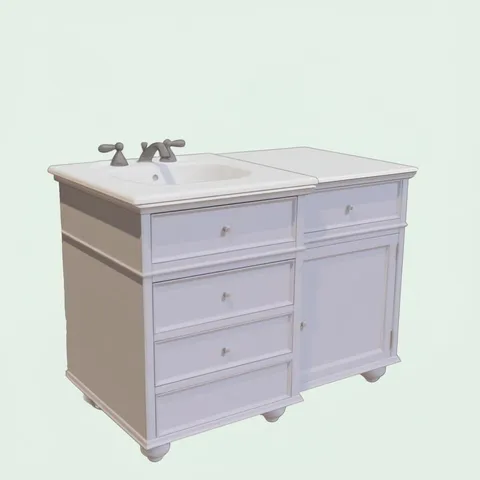 Hampton Harbor Gray Marble Vanity