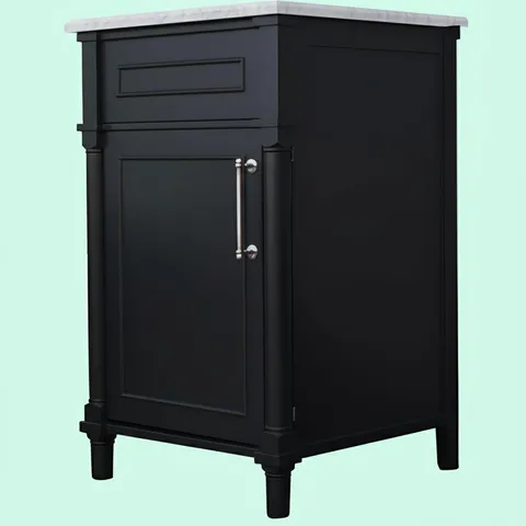 Aberdeen 24-inch Black Vanity
