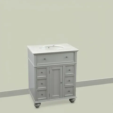 Hampton Harbor Gray Marble Vanity