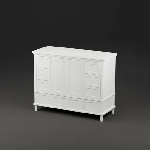 Merryfield 43" White Bath Vanity