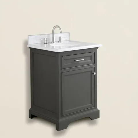Windlowe 24" Gray Bath Vanity