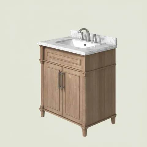 Aberdeen 30-inch Antique Oak Vanity