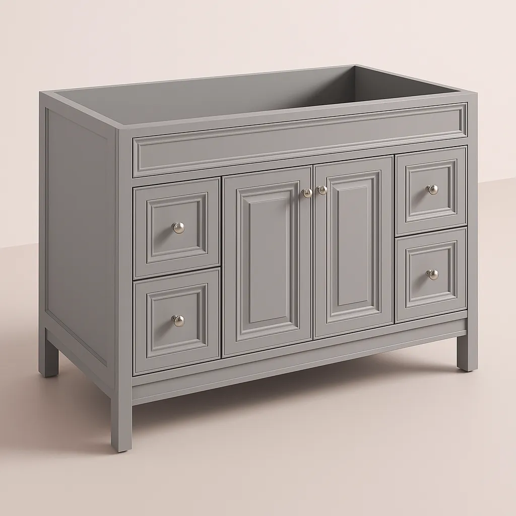 Brinkhill 48 in. W x 34 in. H x 22 in. D Bath Vanity Cabinet Only in Cream, photo 35 of 36