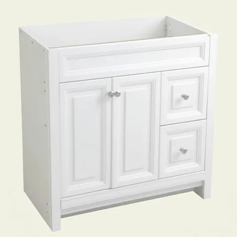 Brinkhill 36-Inch White Vanity Cabinet