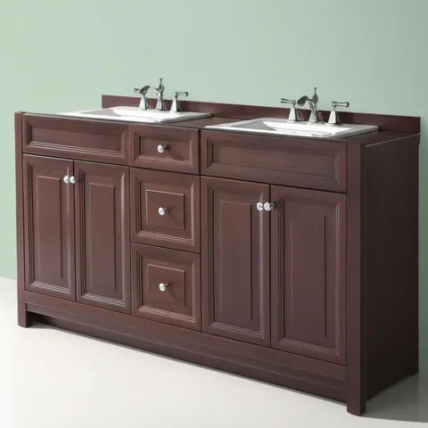 Brinkhill 60-Inch Chocolate Vanity
