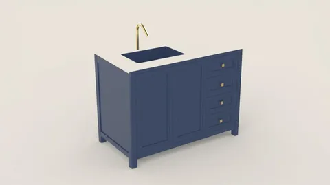 Sandon 48-inch Midnight Blue Vanity