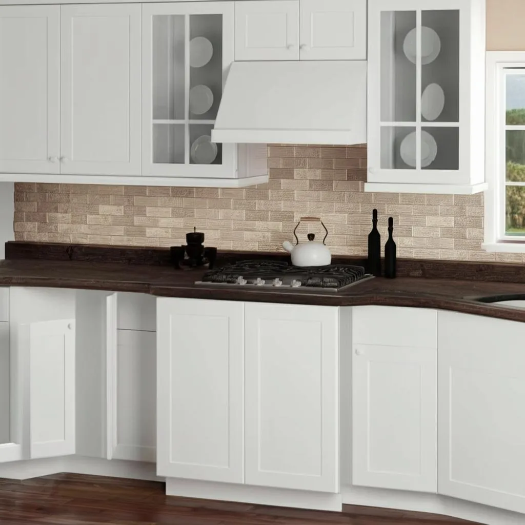 Home Decorators Collection Newport Pacific White Shaker Kitchen Cabinet, photo 2 of 3