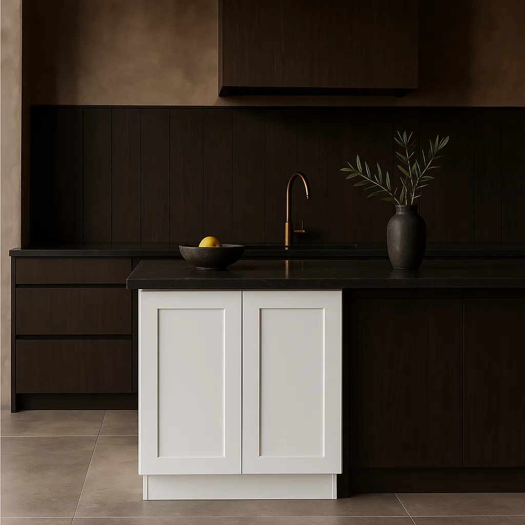 Home Decorators Collection Newport Pacific White Shaker Kitchen Cabinet, photo 3 of 3