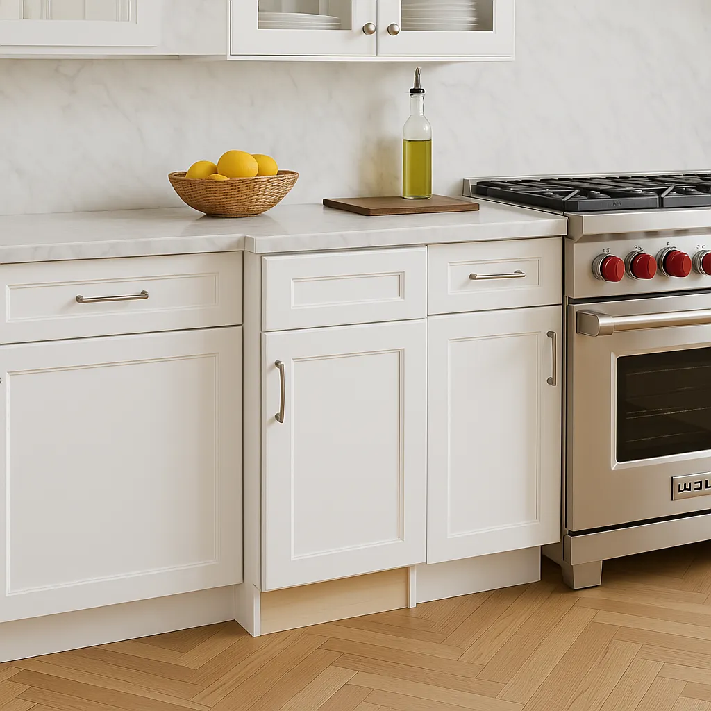 Home Decorators Collection Newport Pacific White Shaker Kitchen Cabinet, photo 2 of 3