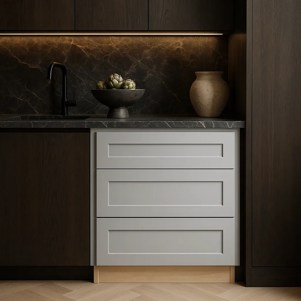 Home Decorators Collection Tremont Pearl Gray Drawer Base Kitchen Cabinet, photo 3 of 3
