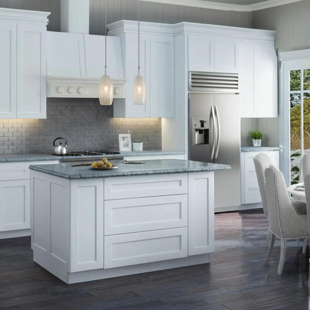 Home Decorators Collection Newport Pacific White Drawer Base Kitchen Cabinet, photo 2 of 3