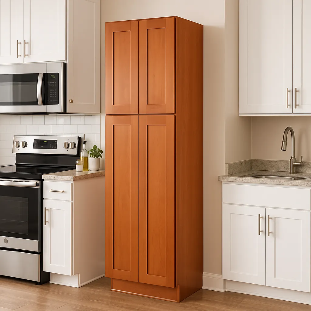 Home Decorators Collection Hargrove Cinnamon Utility Kitchen Cabinet, photo 2 of 3