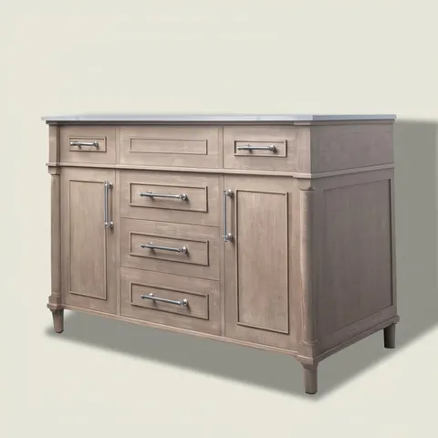 Aberdeen 48-Inch Antique Oak Vanity