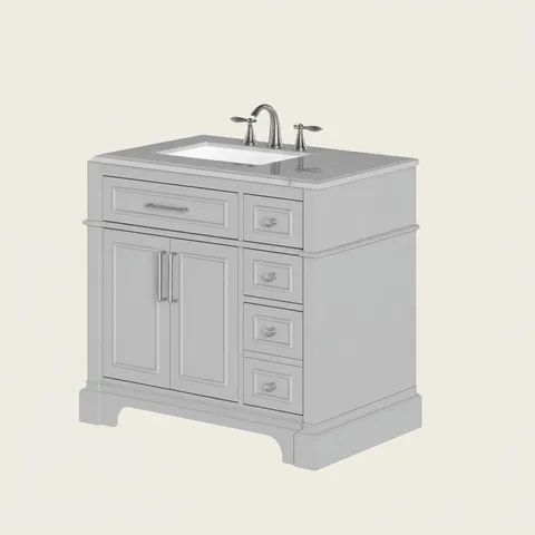 Melpark 36" Dove Gray Vanity