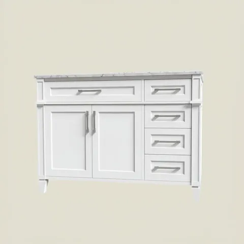 Caville 42-inch Vanity with Marble Top