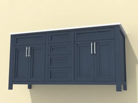 Beaufort 60" Double Sink Vanity