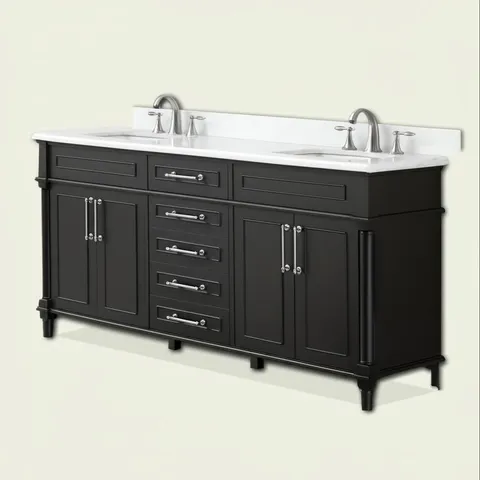 Aberdeen 72-inch Double Sink Vanity