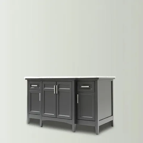 Sassy 60-Inch Vanity with Marble Top
