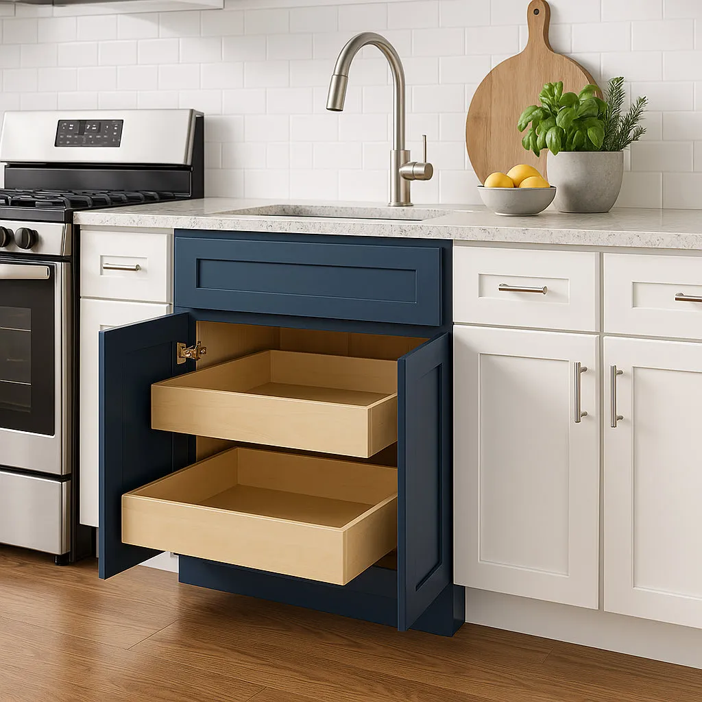 Home Decorators Collection Newport Mythic Blue Base Kitchen Cabinet, photo 2 of 3