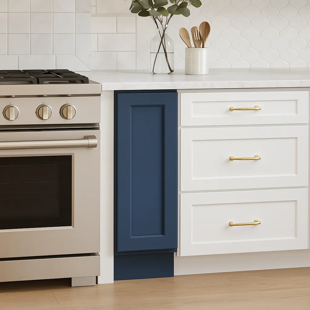 Home Decorators Collection Newport Mythic Blue Kitchen Cabinet, photo 2 of 3