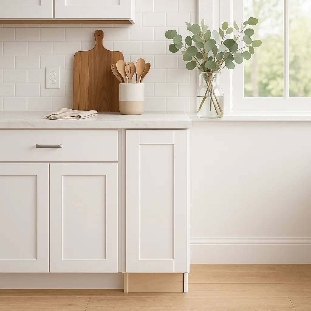 Home Decorators Collection Vesper White Shaker Kitchen Cabinet, photo 2 of 3