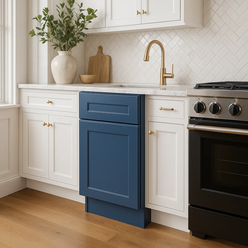 Home Decorators Collection Newport Mythic Blue Base Kitchen Cabinet, photo 2 of 3