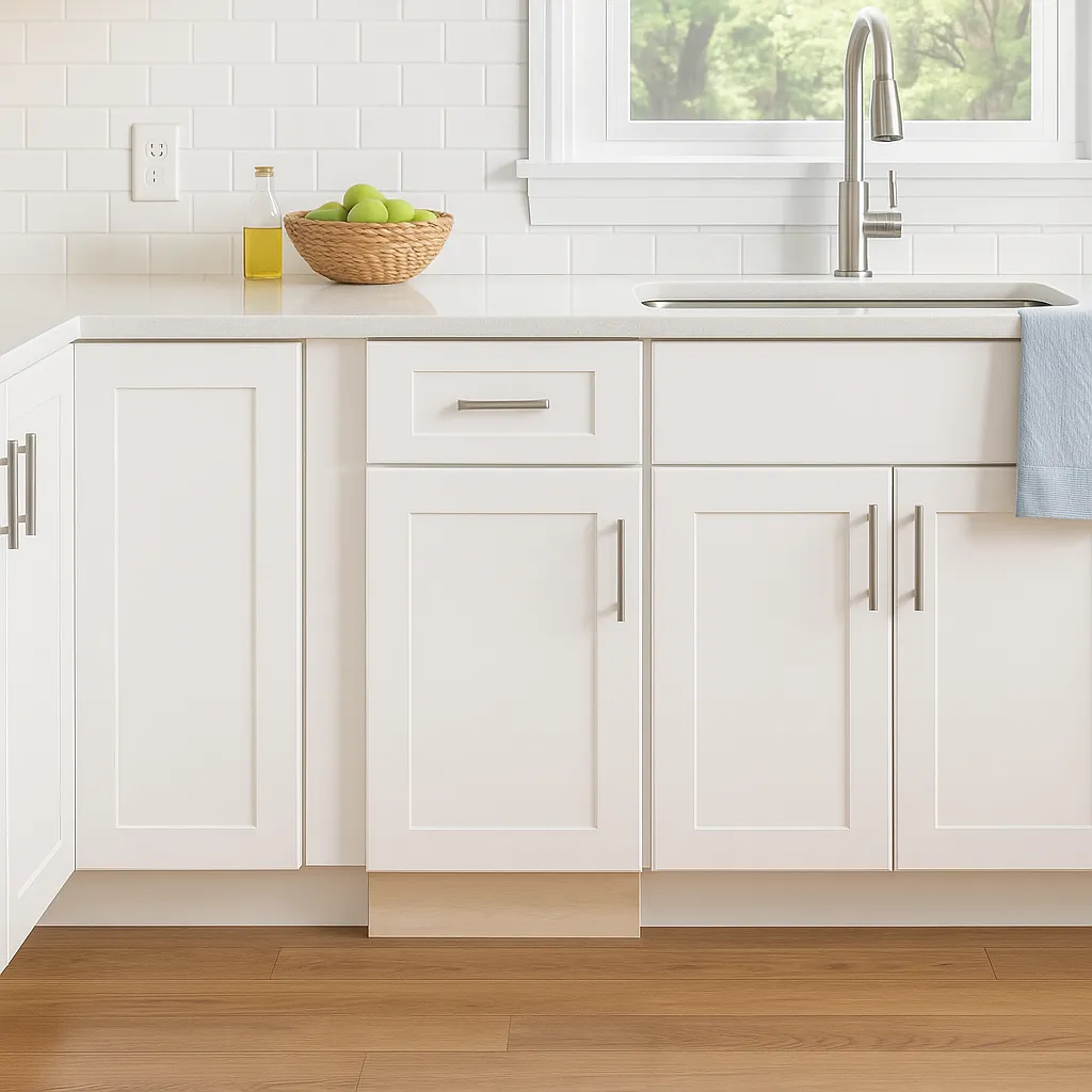 Home Decorators Collection Vesper White Shaker Kitchen Base Cabinet, photo 2 of 3