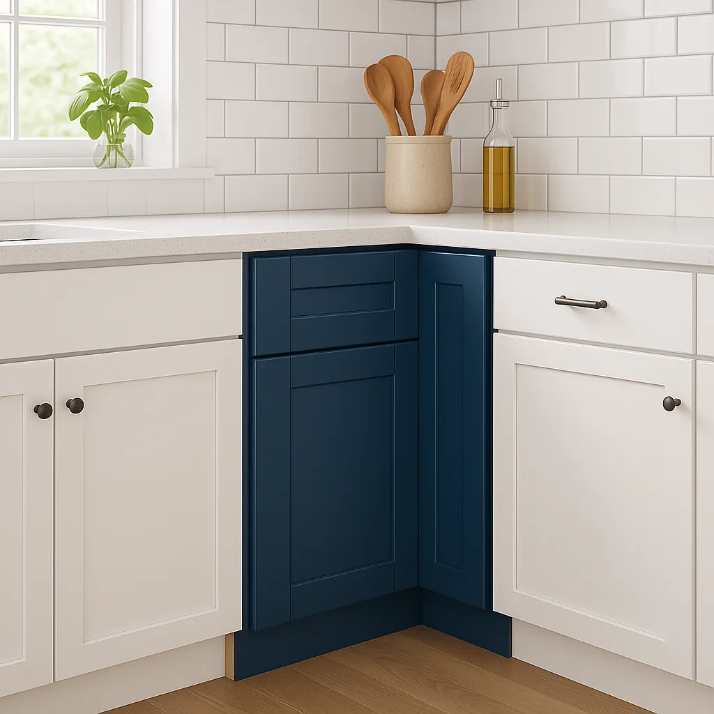 Home Decorators Collection Washington Vessel Blue Shaker Base Cabinet, photo 2 of 3